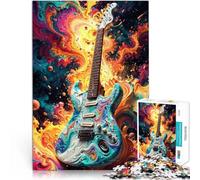 Puzzle for teenagers 1000 Pieces Guitar Dream Familienspiel zum Stressabbau, schwierige Herausforderung Lustiges Geschenk52x38cm