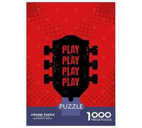 Puzzle for Teenagers 1000 Pieces Guitar Practice Teenager Puzzles Brain Teaser Game Precision Cutting Unique Birthday And Gifts 52x38cm/1000pcs
