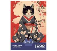 Puzzle for Teenagers 1000 Pieces Japanese Cat 9 Puzzles for Adults Relaxing Games Wall Decoration Deal As Gifts for The Whole Family 70x50cm/1000pcs