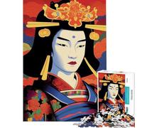 Puzzle for Teenagers 1000 Pieces Japanese Geisha Maiko Challenging To Complete Difficult Hard Home Decoration Toys for And from 14 Years And over (38x52cm)