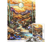 Puzzle for Teenagers 1000 Pieces Jewels of The Sunscape Fun Games Difficult Challenge Educational Toy Decompressing Intellectual (38x26cm)