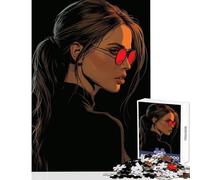 Puzzle for Teenagers 1000 Pieces Lara Croft Jigsaw Puzzles for Adults Difficult Hard Wishlist with Santa Claus Brainteaser Family Games (50x75cm)