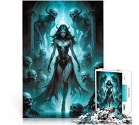 Puzzle for teenagers 1000 Pieces Lilith, Queen of Demons, Dark Fantasy Lernspiele Die Liebe zwischen Paaren stärken38x26cm