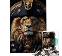 Puzzle for Teenagers 1000 Pieces Lion Pirates Funny Help The Brain Exercise Stress Reliever Brain Teaser Game for Age 14+ Game (50x75cm)