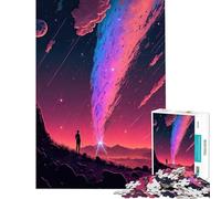 Puzzle for Teenagers 1000 Pieces Looking at The Stars Educational Challenge Learning Educational Home Decoration Toys for And from 14 Years And over (38x52cm)