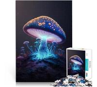 Puzzle for teenagers 1000 Pieces magic mushrooms Familienspiel zum Stressabbau, schwierige Herausforderung Eltern-Kind-Interaktion75x50cm