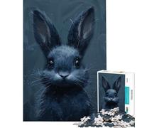 Puzzle for Teenagers 1000 Pieces Midnight Hare Help The Brain Exercise Stress Reliever Brain Teaser Game for Age 14+ Game (38x52cm)