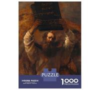 Puzzle for Teenagers 1000 Pieces Moses And The Commandments Puzzles for Adults Relaxing Games Wall Decoration Deal As Gifts for The Whole Family 70x50cm/1000pcs