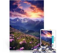 Puzzle for teenagers 1000 Pieces Mountains - Renewal Ridge Challenging Game 26x38cm deal as gifts for the whole family for Age 14 Years Up
