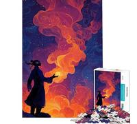 Puzzle for Teenagers 1000 Pieces Mystic Figure with Energy Orb Adult Jigsaw Puzzle Hands-on Game Staycation Kill Time Deal As Gifts for The Whole Family (Size 50x75cm)