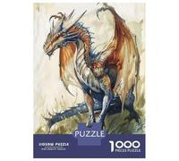 Puzzle for Teenagers 1000 Pieces Mystical Dragon Sketch Teenager Puzzles Brain Teaser Game Precision Cutting Unique Birthday And Gifts 52x38cm/1000pcs