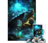 Puzzle for Teenagers 1000 Pieces Mystical Turtle Help The Brain Exercise Stress Reliever Brain Teaser Game for Age 14+ Game (50x75cm)