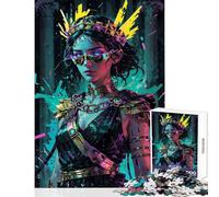 Puzzle for Teenagers 1000 Pieces Nemesis︰ Luminous Justice Impossible Game Staycation Kill Time Educational Toy Educational Challenge (50x75cm)