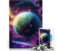 Puzzle for teenagers 1000 Pieces Neon Planet Help the brain exercise addictive toys to cultivate patience Home Decoration 50x70cm