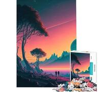 Puzzle for Teenagers 1000 Pieces Ode to Romanticism for Birthday, Chrismas Learning Educational AntiStress Toys Suitable for Ages 14 And Up (50X75cm)