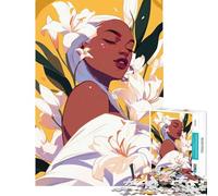 Puzzle for Teenagers 1000 Pieces Orchid Help The Brain Exercise Stress Reliever Brain Teaser Game for Age 14+ Game (50x75cm)