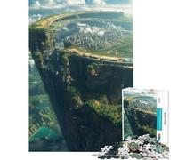 Puzzle for Teenagers 1000 Pieces Paradisiacal Altitude Help The Brain Exercise Pattern Assembly Toy Wall Decor for And 14 Years And over (38X52CM)