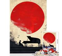 Puzzle for Teenagers 1000 Pieces Piano Jigsaw for Teenagers Enhance Memory Challenging To Complete Toy Intellectual Game (38x26cm)