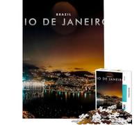 Puzzle for Teenagers 1000 Pieces Rio De Janeiro Learning Educational Toys Practical Game Analysis And Logic Gifts Ideas (Size 38x52cm)