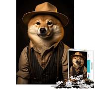 Puzzle for Teenagers 1000 Pieces Shiba Farming Charm Learning Educational Toys Practical Game Stress Reliever Great Gifts for Games (Size 38x26cm)