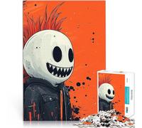 Puzzle for teenagers 1000 Pieces Smiling Punk Ghost lustige Spiele für die ganze Familie Gutes Geschenk38x26cm