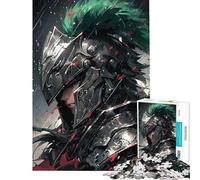 Puzzle for Teenagers 1000 Pieces Soldier Spartan Anime Jigsaw Puzzles for Teenagers Analysis And Logic Parent-child Interaction Birthday Present, Gifts, (38x52cm)