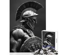 Puzzle for Teenagers 1000 Pieces Spartan And The Shield Happy Family Pastime Experience Great Holiday Giftsing Surprise (50X75cm)