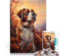 Puzzle for teenagers 1000 Pieces St Bernard dog Dekomprimierendes intellektuelles Lernspielzeug Wichtelgeschenke75x50cm