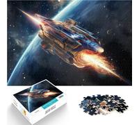 Puzzle for teenagers 1000 Pieces Starship Intellectual Game 26x38cm is ideal as a gift for the whole family for for Age 14