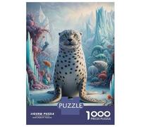 Puzzle for Teenagers 1000 Pieces Surreal Seal Safari Teenager Puzzles Brain Teaser Game Precision Cutting Unique Birthday And Gifts 38x26cm/1000pcs