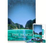 Puzzle for Teenagers 1000 Pieces The Beach Flawless Edge Fun Mental Skill Game Quiet Fun Play Birthday Art Play (50x75cm)