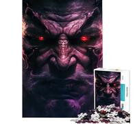 Puzzle for Teenagers 1000 Pieces The Haunting Eyes Of Hell Learning Educational Toys Practical Game Analysis And Logic Gifts Ideas (Size 38x52cm)