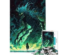 Puzzle for Teenagers 1000 Pieces The Last Stand︰ Girl Vs. The Wraith Jigsaws for Adults Brain Teaser Game Enhance Memory Stress Reduction Gifts (Size 50x75cm)