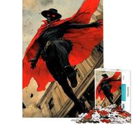 Puzzle for Teenagers 1000 Pieces The Shadow, Comic Book Art Challenging To Complete Difficult Hard Home Decoration Toys for And from 14 Years And over (38x26cm)