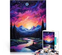 Puzzle for teenagers 1000 Pieces The Sun and the Moon Spiele Spielzeug Geschenk Wunschliste mit dem Weihnachtsmann52x38cm