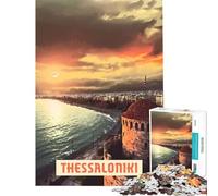 Puzzle for Teenagers 1000 Pieces Thessaloniki Learning Educational Toys Practical Game Analysis And Logic Gifts Ideas (Size 50x75cm)