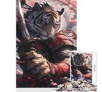 Puzzle for Teenagers 1000 Pieces Tiger Warrior Toy Wall Decor Gift Birthday Educational Games Train Your Brain And Hands Size 38x26cm