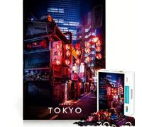 Puzzle for Teenagers 1000 Pieces Tokyo Perfecture Flawless Edge Fun Mental Skill Game Quiet Fun Play Birthday Art Play (38x52cm)