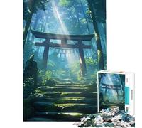 Puzzle for Teenagers 1000 Pieces Torii Gate of Peace Educational Challenge Learning Educational Home Decoration Toys for And from 14 Years And over (50x75cm)