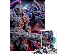 Puzzle for Teenagers 1000 Pieces Twilight Vanguard Jigsaw Puzzles for Adults Difficult Hard Wishlist with Santa Claus Brainteaser Family Games (Size 38x52cm)