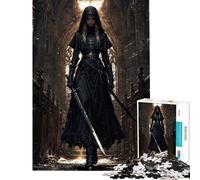 Puzzle for Teenagers 1000 Pieces Warrior Nun Educational Challenge Precision Cutting Practical Game for 14+ Puzzle Game Offered (38x26cm)
