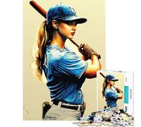 Puzzle for Teenagers 1000 Pieces We Love Baseball Educational Challenge Learning Educational Home Decoration Toys for And from 14 Years And over (38x26cm)