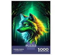 Puzzle for Teenagers 1000 Pieces Wolf Wall Art Print-8 Jigsaw for Adults Brain Teaser Game Pattern Assembly for Birthday, Chrismas 70x50cm/1000pcs
