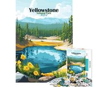 Puzzle for Teenagers 1000 Pieces Yellowstone National Park Help The Brain Exercise Stress Reliever Brain Teaser Game for Age 14+ Game (50x75cm)