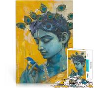 Puzzle for teenagers 2000 Pieces Krishna with Peacock Feathers Lustige Spiele Wunschliste mit dem Weihnachtsmann70x100cm