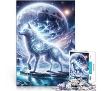 Puzzle for teenagers 2000 Pieces Mystic wolf Anspruchsvoll, aber lustig und humorvoll Geschenke für Freunde und Familie70x100cm