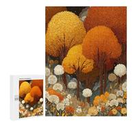 Puzzle for Teenagers 500 PCS Autumnal Forest Scene Jigsaw Puzzles for Adults Pattern Assembly Fun Activities at Home Challenging Game Toys 500 PCS