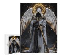 Puzzle for Teenagers 500 PCS Divine Guardian Angel Armor Jigsaw Puzzles for Adults Pattern Assembly Fun Activities at Home Challenging Game Toys 500 PCS