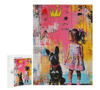 Puzzle for Teenagers 500 PCS Royal Pals Kids & Pets Art Print Jigsaw Puzzles for Adults Pattern Assembly Fun Activities at Home Challenging Game Toys 500 PCS