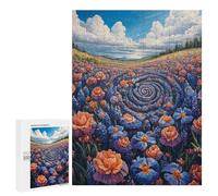 Puzzle for Teenagers 500 PCS Whispering Flowers A Serene Garden Symphony Jigsaw Puzzles for Adults Pattern Assembly Fun Activities at Home Challenging Game Toys 500 PCS